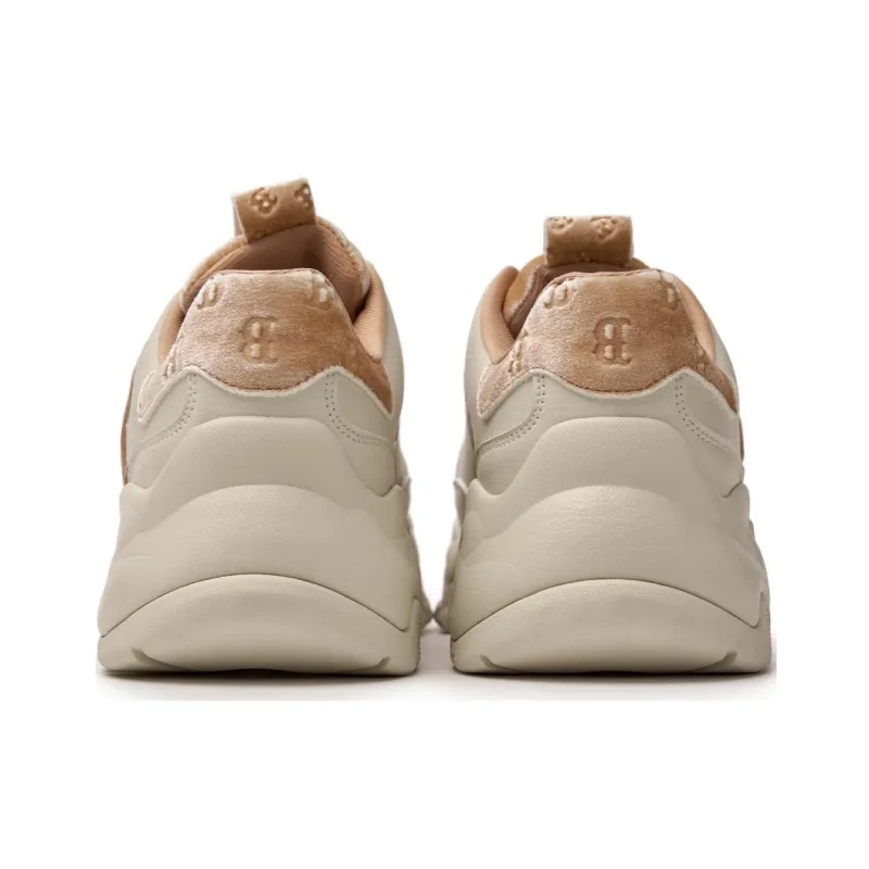 MLB Big Ball Chunky Chunky Sneakers Unisex Low Top Brown/Beige-4