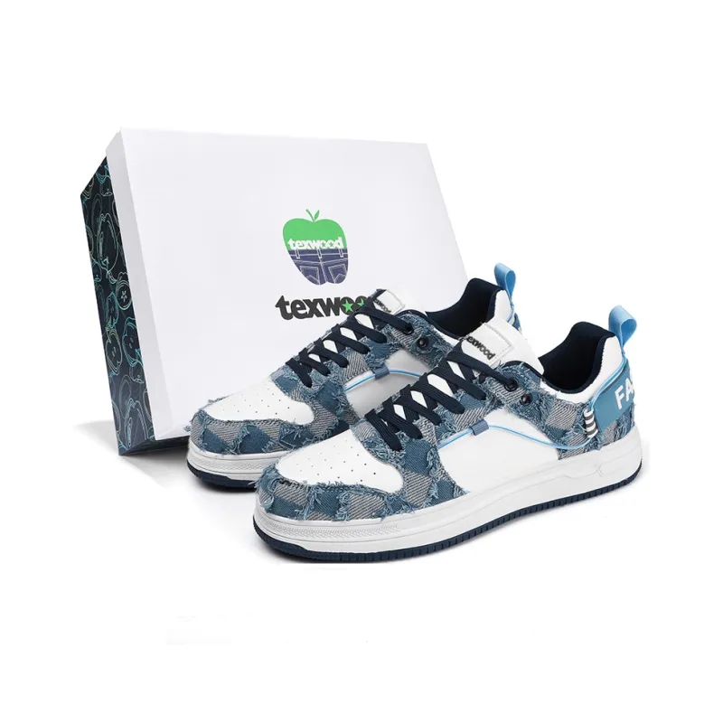 TEXWOOD Coverage Anti-Slip And Wear-Resistant Low-Top Skateboard Shoes Men's-5