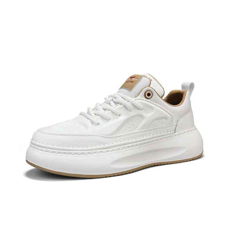 G.N.SHIJIA Anti Slip Wear Resistant Lightweight Breathable Height Increasing Low Top Skateboard Shoes Men's-8