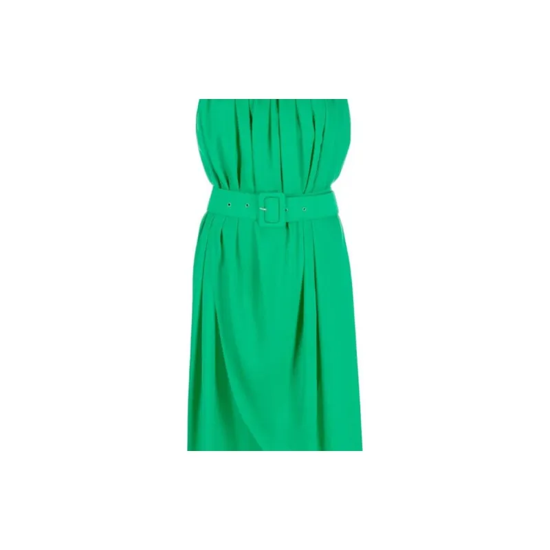 PINKO Sleeveless Dresses Women's Green-4