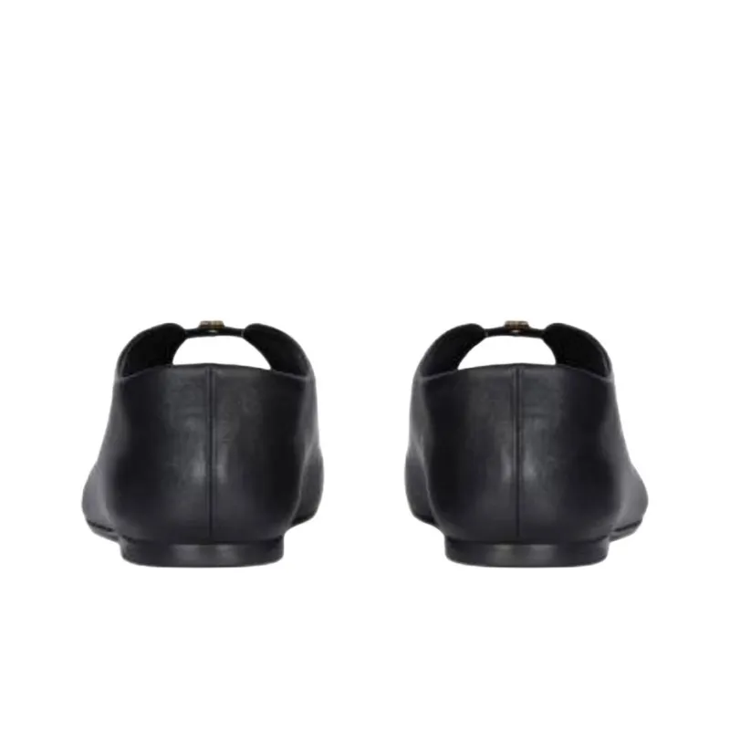 Givenchy 4G Liquid Casual Single Shoes Women's Black-3