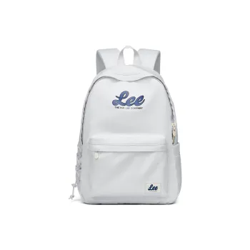 Lee Fabric Backpack Regular Unisex Cream White/Sea Salt Gray/Taro Purple