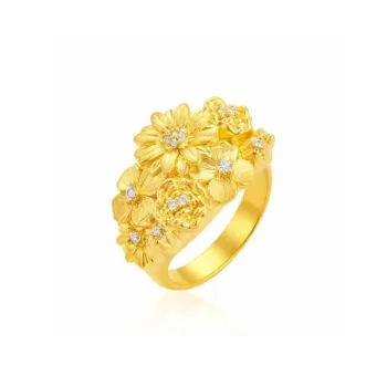 KING TAI SANG Alloy Rings Unisex