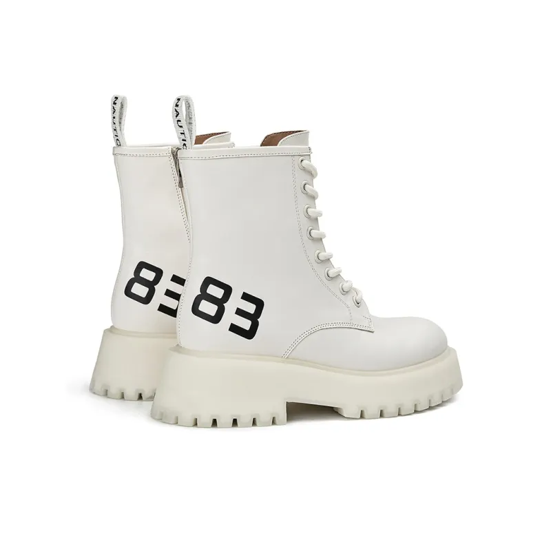 NAUTICA Crew Martin Boot Women's Ecru-2