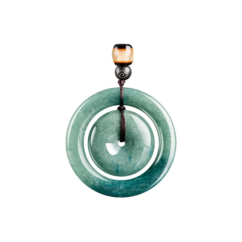 Emerald Bean Type Necklaces Unisex-1