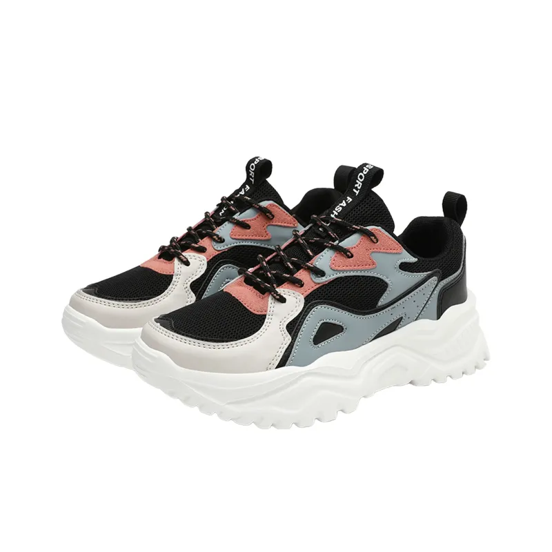 BUFFALO BOUND Cushioning Anti Slip And Wear Resistant Low Top Chunky Sneakers Unisex-24