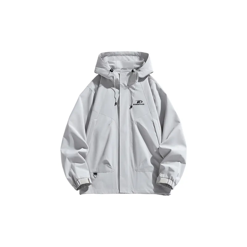 ROBINHOOD Water Resistant Windproof Breathable Warm Water Repellent Windbreaker Jacket Unisex-2