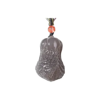 Renyu Jewelry Hetian Jade Pendants Smoky Purple Unisex