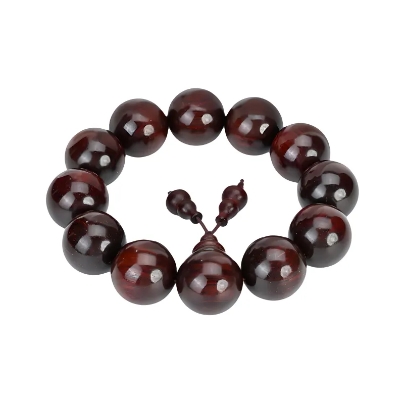 RIXIANGWAN Pterocarpus Wooden Bracelets Unisex-1