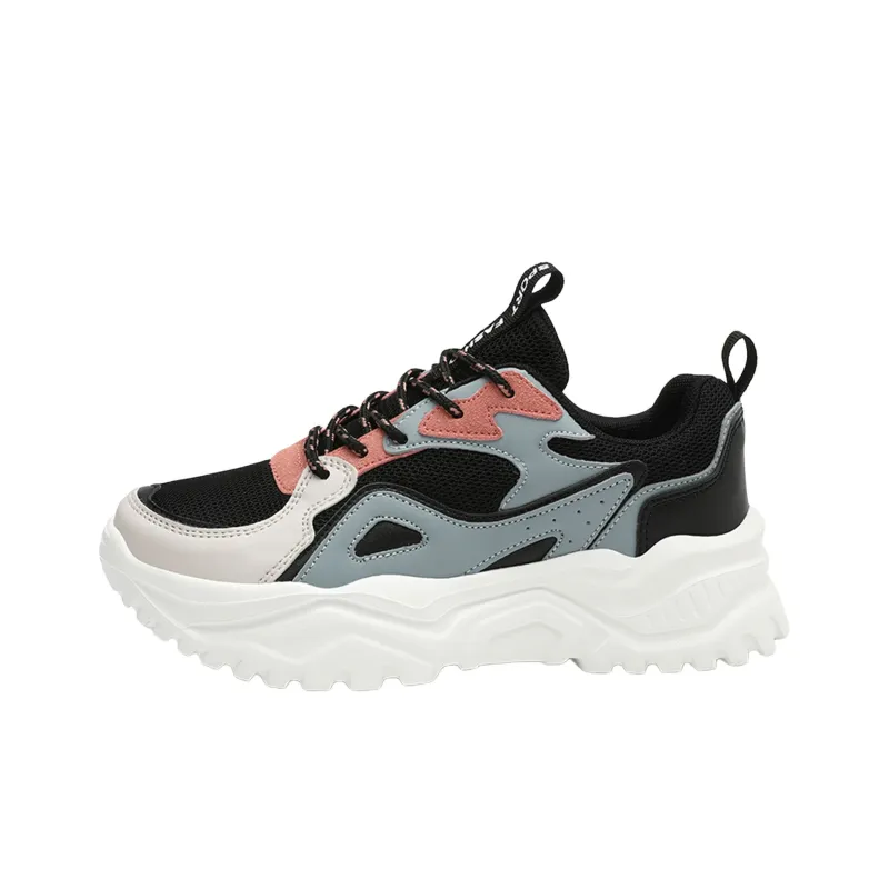 BUFFALO BOUND Cushioning Anti Slip And Wear Resistant Low Top Chunky Sneakers Unisex-21