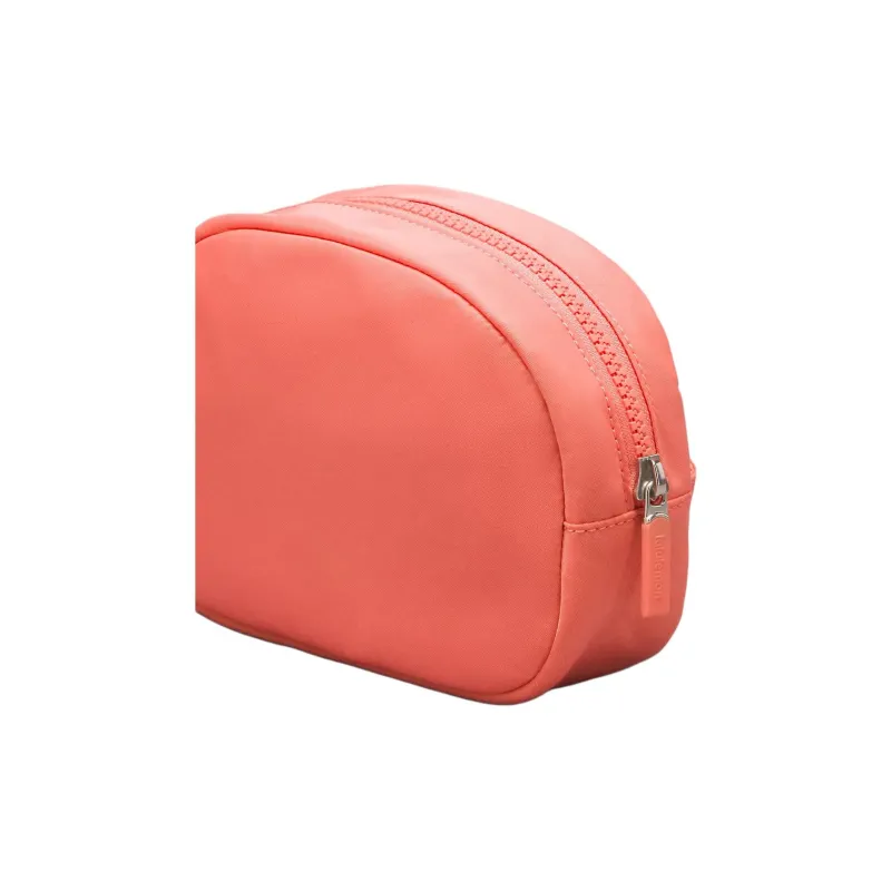 Lululemon Recycled Polyester Spandex Makeup Bags Clutches Mini Women's Creamy Pink-3
