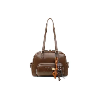 Disney Mickey Series PU Leather One Shoulder Underarm Handbag Regular Women's Brown
