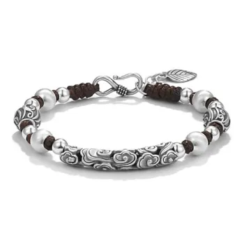 UZIID Sterling Silver Bracelets Unisex