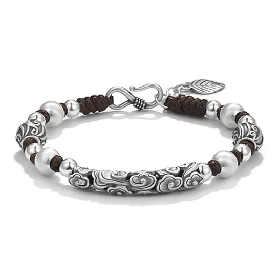 UZIID Sterling Silver Bracelets Unisex-0