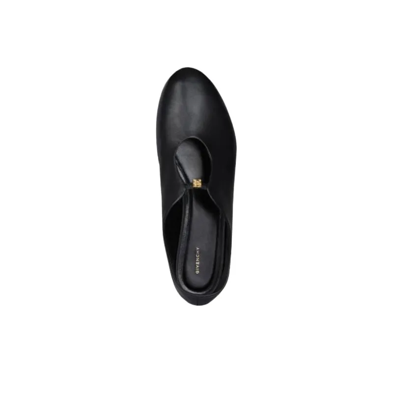 Givenchy 4G Liquid Casual Single Shoes Women's Black-4