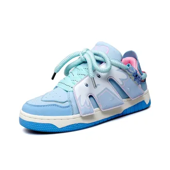 DEVIL AND ANGEL Anti Slip And Wear Resistant Coverage Low Top Skateboard Shoes Unisex