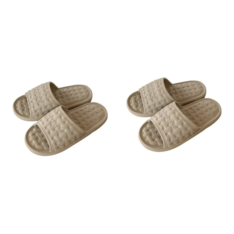 SHIGUDE Home Slippers Unisex, Desert Brown-7