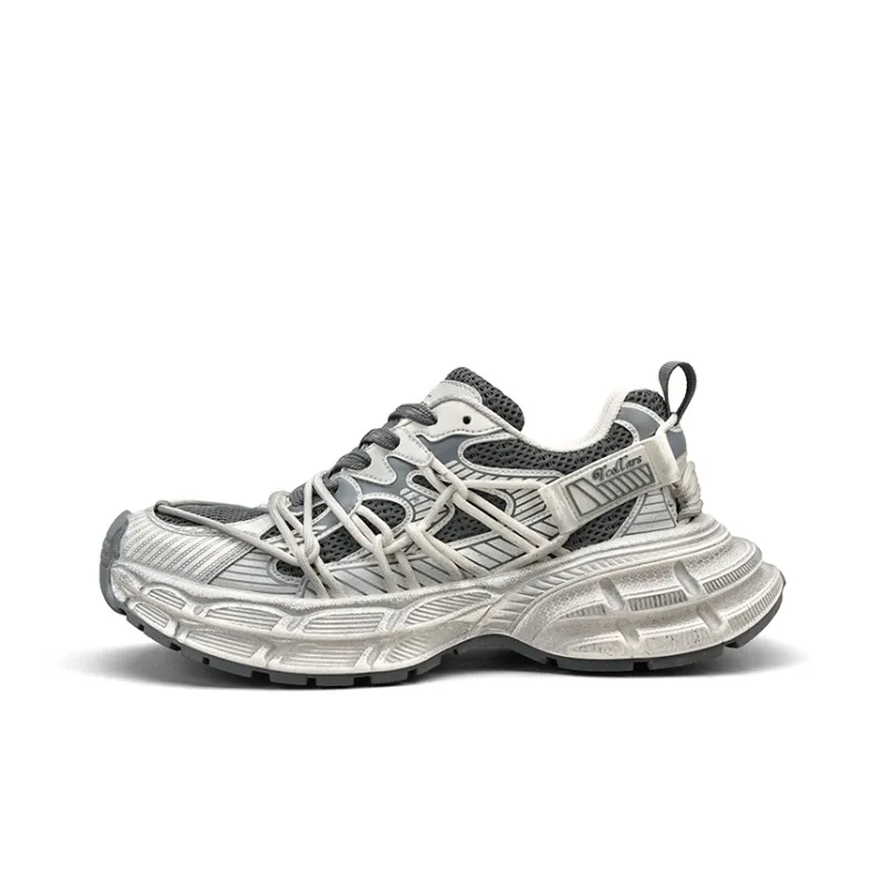TCELLARS Cushioning, Abrasion Resistant, Height Increasing Low Top Chunky Sneakers Men's-6