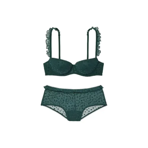 Victoria's Secret Underwear Set Women's Green