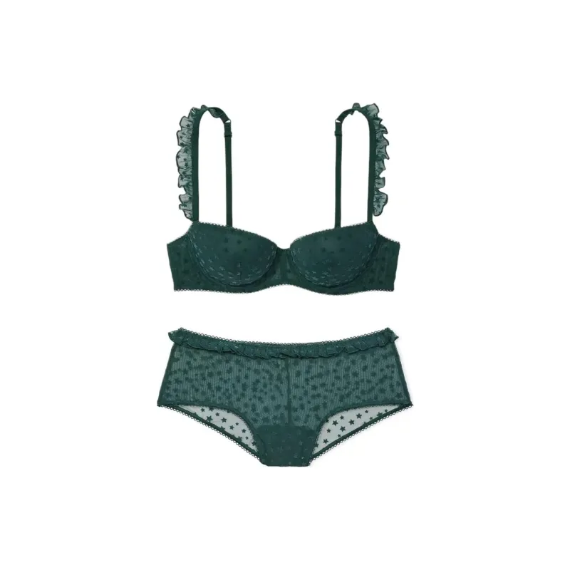 Victoria's Secret Underwear Set Women's Green-0