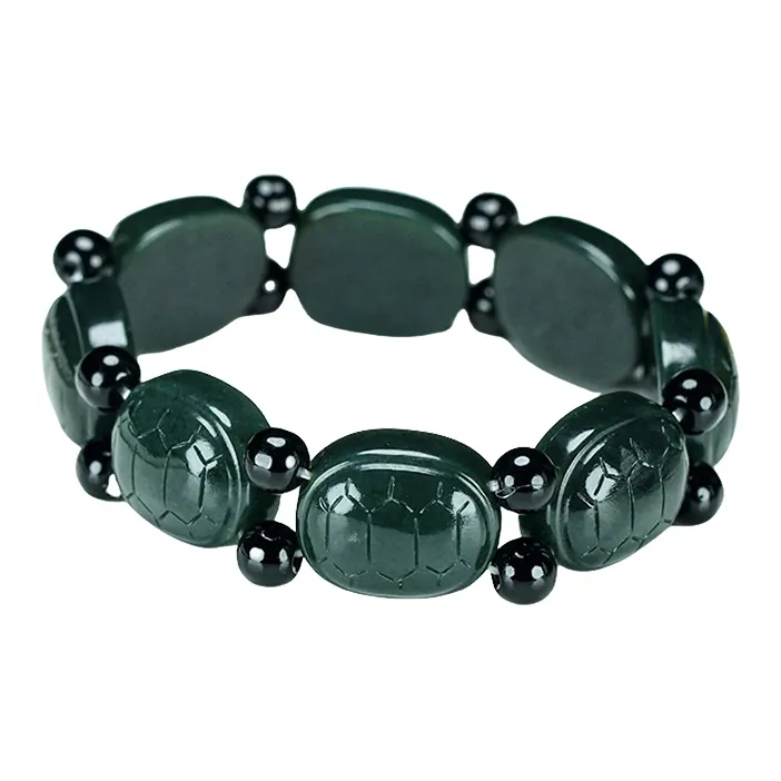 Shujie Hetian Jade Green Jade Men's-0
