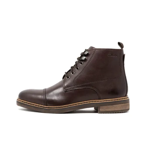 Clarks Blackford Rise Short Martin Boot Men's Dark Brown