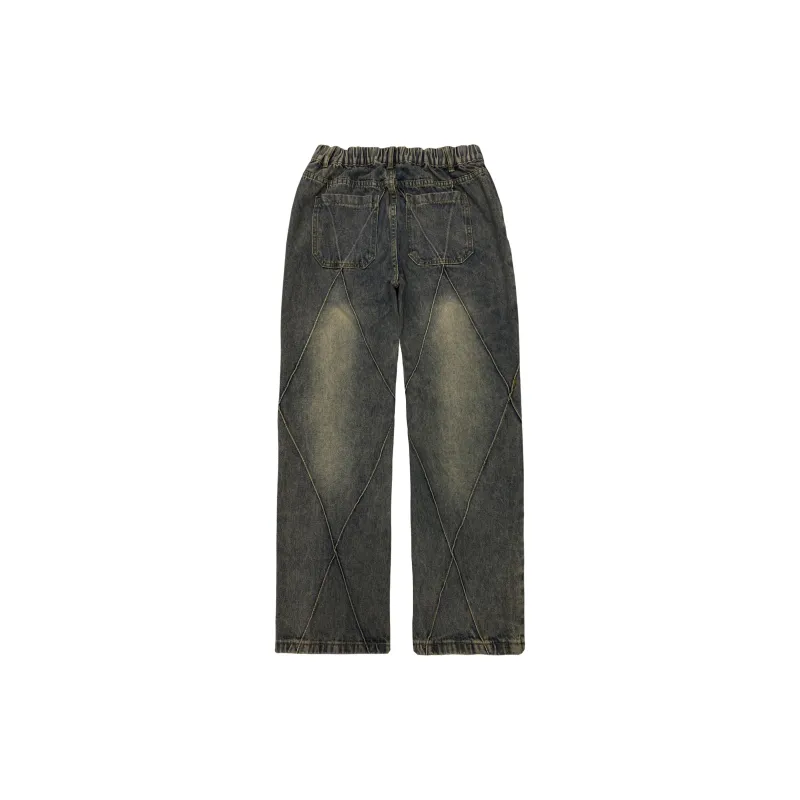 ELCORO Jeans Unisex Vintage Blue-1