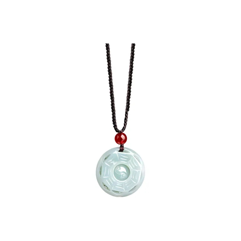 Emerald Glutinous Jade Jadeite Necklaces Unisex-0