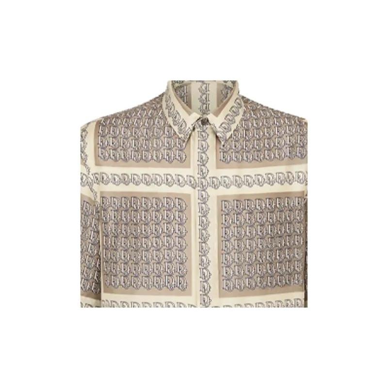 DIOR Oblique Checks Printed Shirt-2