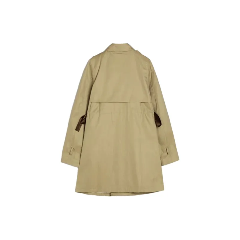 Mapping Trench Coat Women's Image Color-1