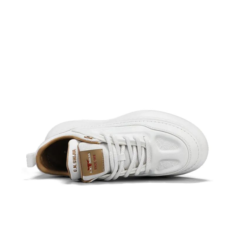 G.N.SHIJIA Anti Slip Wear Resistant Lightweight Breathable Height Increasing Low Top Skateboard Shoes Men's-11