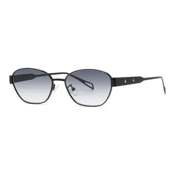 Prsr Titanium Oval Sunglasses Unisex