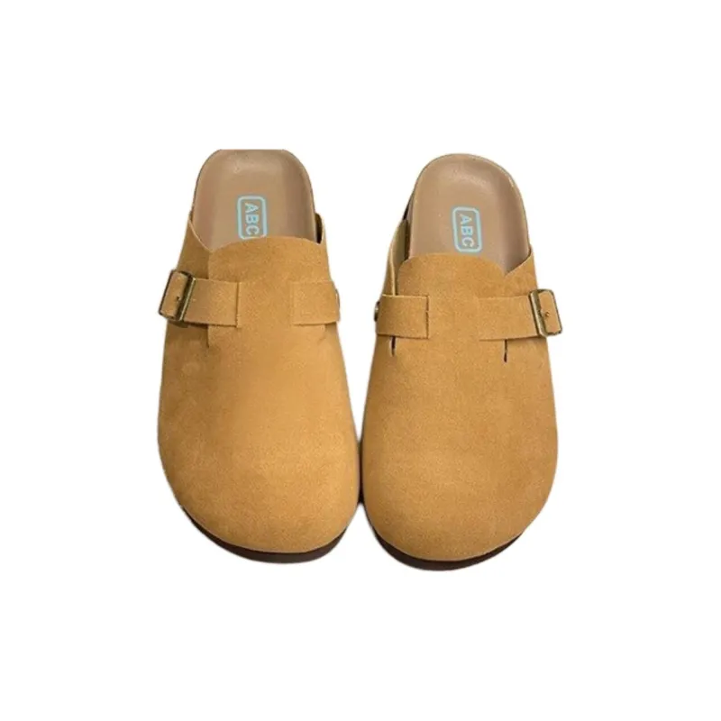 Qiao Anju Home Slippers Earth Gray, Yellow Brown-8