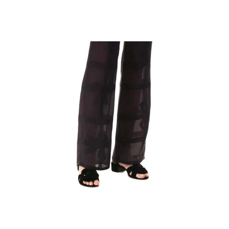 CHANEL FW24 Casual Pants Women's Black-2