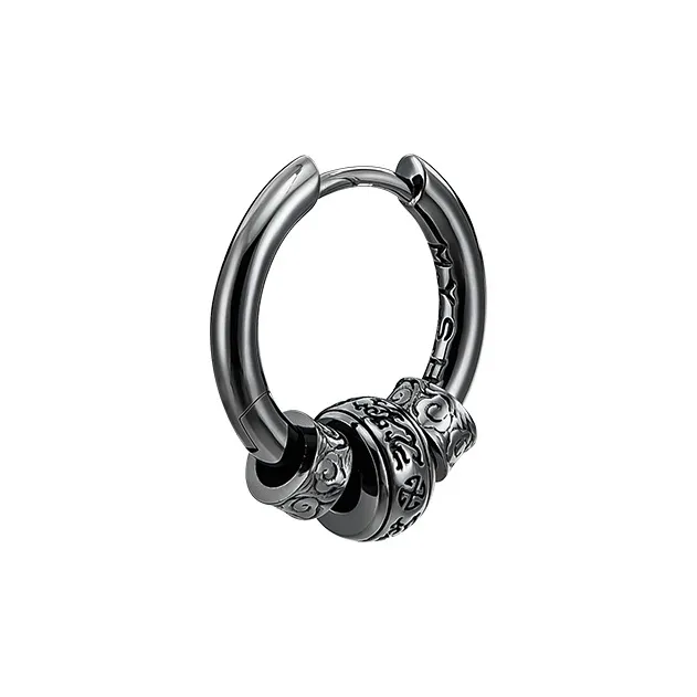 MYSH 925 Sterling Silver Earrings Men's-4