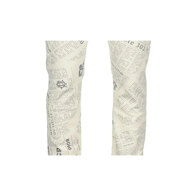 DIOR Arsham Newspaper Jeans-4
