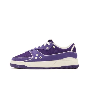 Senzubean Thermal Slip Resistant And Abrasion Resistant Low Top Skateboard Shoes Unisex Purple