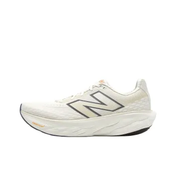 New Balance 1080v14 Anti Slip Wear Resistant Low Top Running Shoes Men's Ivory White 2E Width