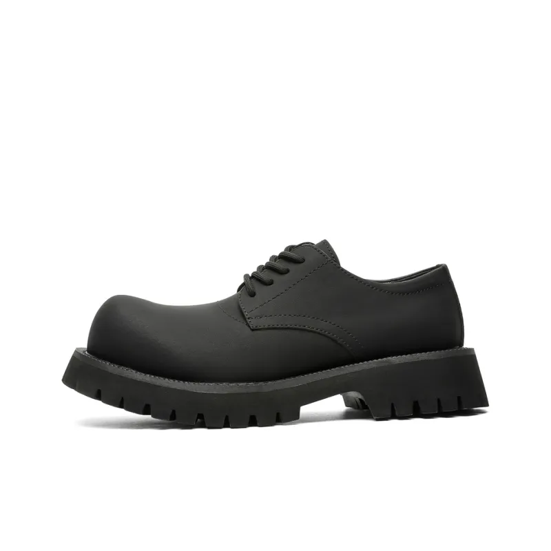 Chi Wolf Derby Shoes Casual Shoes Men's Black-0