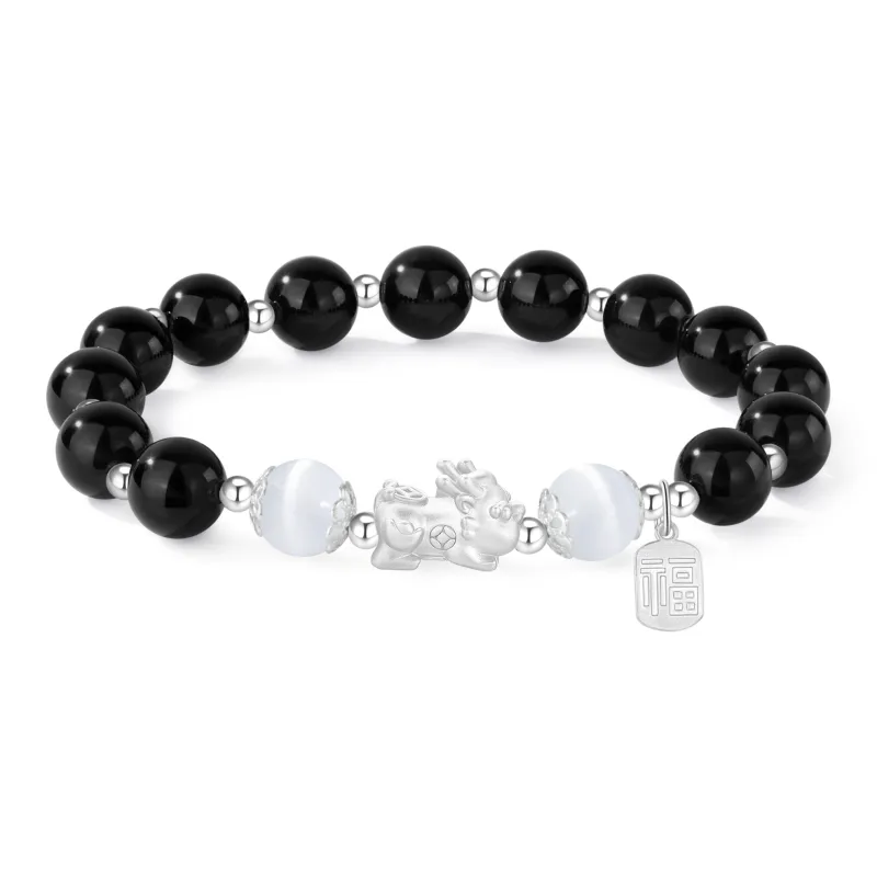 OWNCOOL Glass Cat Eye Jade Bracelets Unisex-6