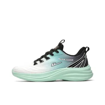 Warrior Lightweight Rebound Low Top Casual Training Long Distance Running Running Shoes Men's White Blue Black