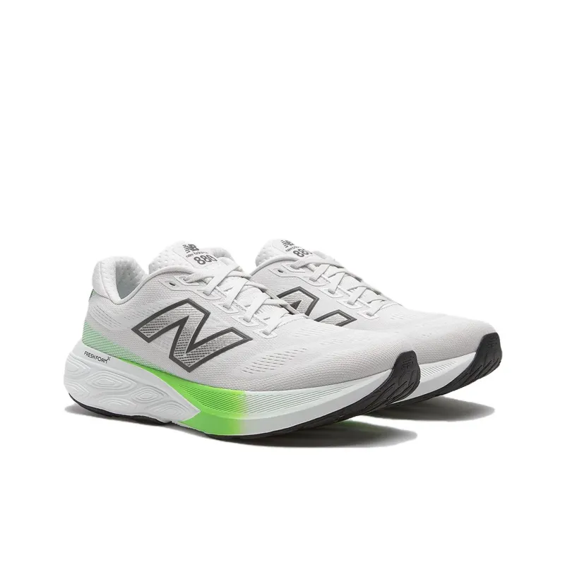 New Balance Fresh Foam X 880 V15 Cushioning, Wear Resistant Low Top Casual Running Shoes Men's Light Gray Loose Fit-2