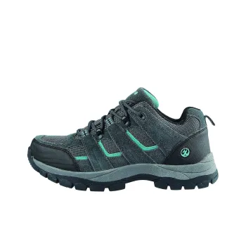 NORTHSIDE Anti-Slip Wear-Resistant Low-Top Trekking Shoes Women's Green Gray