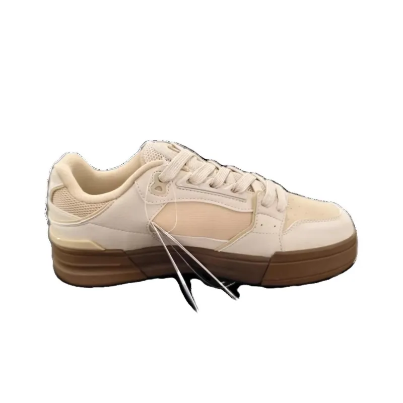 Anta Street Play LITE Lite Wear-Resistant Balance Low-Top Skateboard Shoes Men's Beige Brown-1