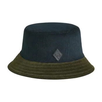 HERMES Cotton Elastane Fiber Bucket Hats Men's Dark Blue