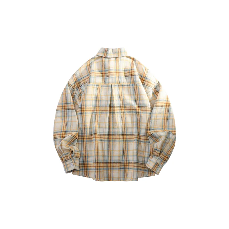 FASTFISH Shirt Unisex Red Plaid-5