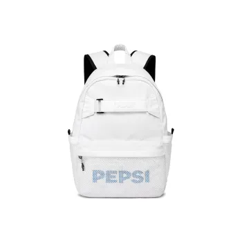 Pepsi Nylon Backpack Laptop Bag Backpack Regular Unisex White/Black
