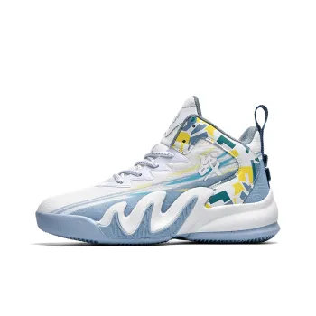 Kuding Slip Resistant Cushioning Wear Resistant Breathable High Top Children's Basketball Shoes Teenagers