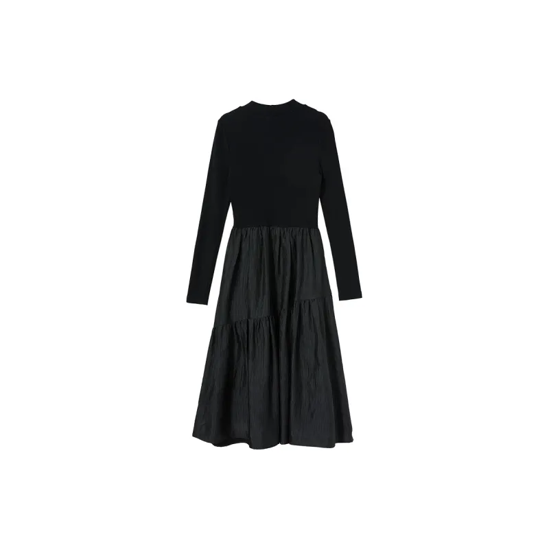 WESTLINK Long Sleeved Dresses Women's Black-1
