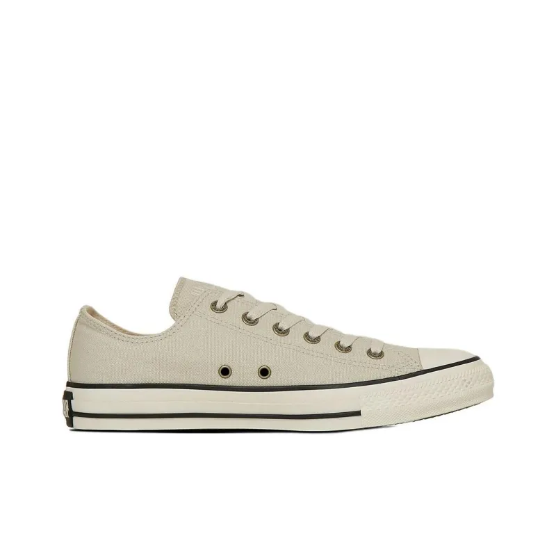 Converse All Star Anti Slip Wear Resistant Low Top Canvas Shoes Unisex Beige-1